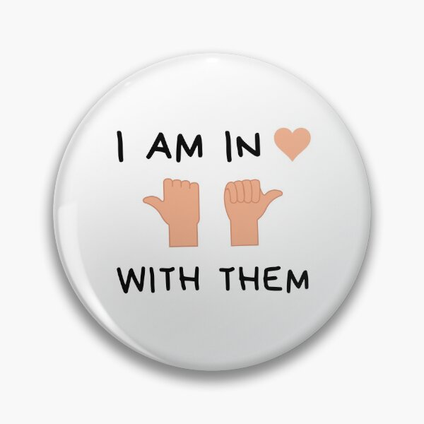 Item preview, I'm in love with them, throuple middle spoon polyamory white designed and sold by daguilon.