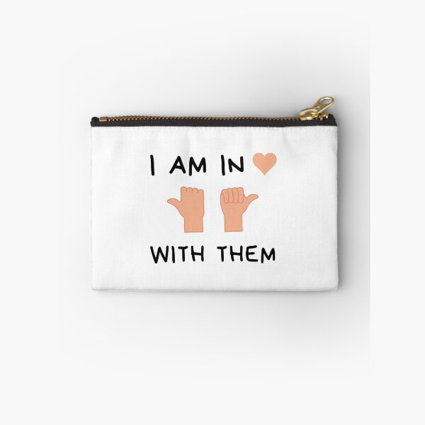 Item preview, I'm in love with them, throuple middle spoon polyamory white designed and sold by daguilon.