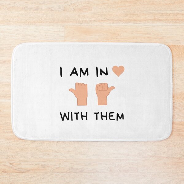 Item preview, I'm in love with them, throuple middle spoon polyamory white designed and sold by daguilon.