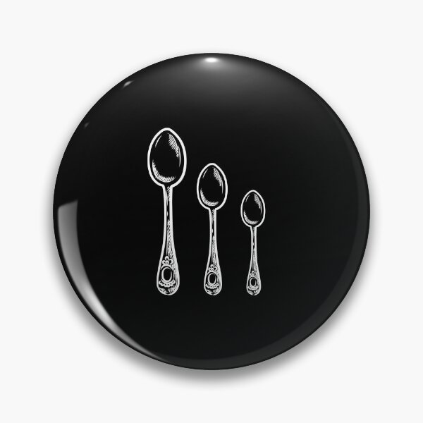 Item preview, Throuple middle spoon polyamory black designed and sold by daguilon.