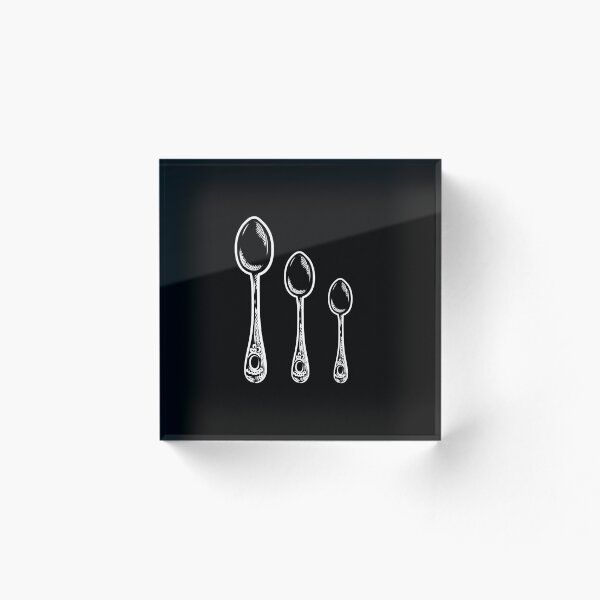 Item preview, Throuple middle spoon polyamory black designed and sold by daguilon.