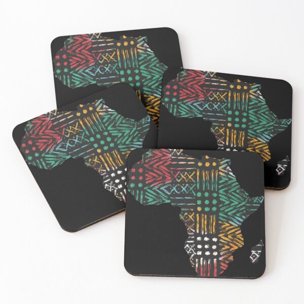 Item preview, African map multicolored 1 designed and sold by BravoDeltaGolf.