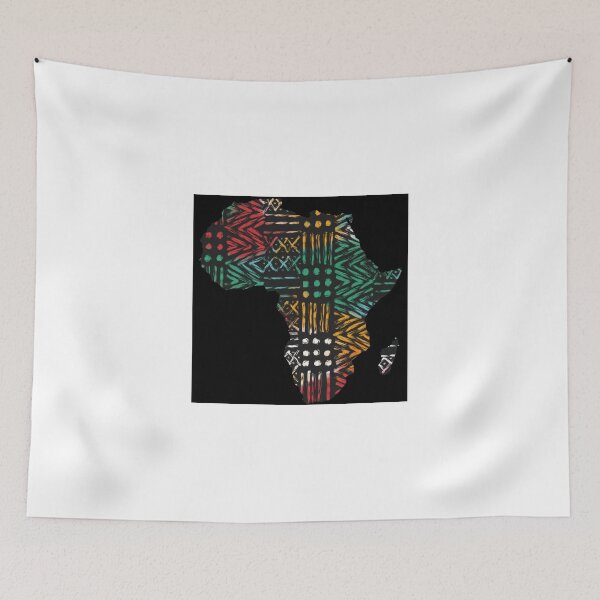 Item preview, African map multicolored 1 designed and sold by BravoDeltaGolf.