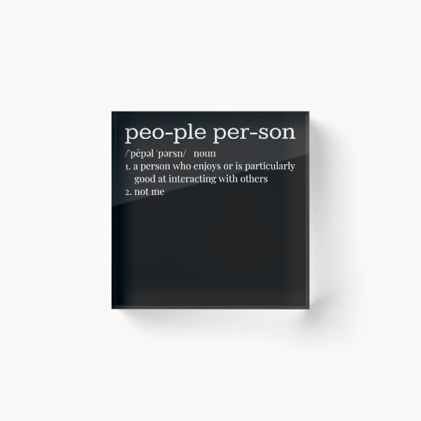 Item preview, People Person Introvert Definition designed and sold by Wingo-Designs.
