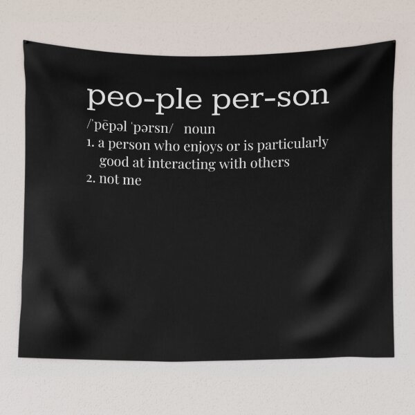 Item preview, People Person Introvert Definition designed and sold by Wingo-Designs.