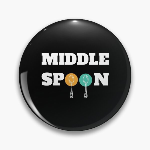 Item preview, Middle spoon throuple polyamory black designed and sold by daguilon.