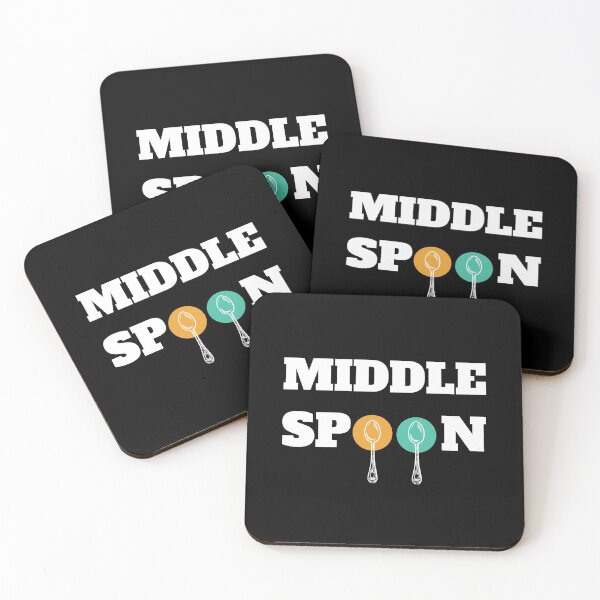Item preview, Middle spoon throuple polyamory black designed and sold by daguilon.