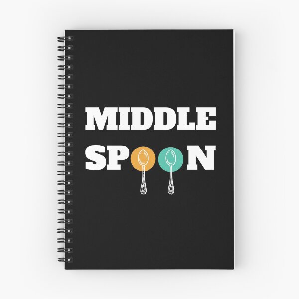 Item preview, Middle spoon throuple polyamory black designed and sold by daguilon.