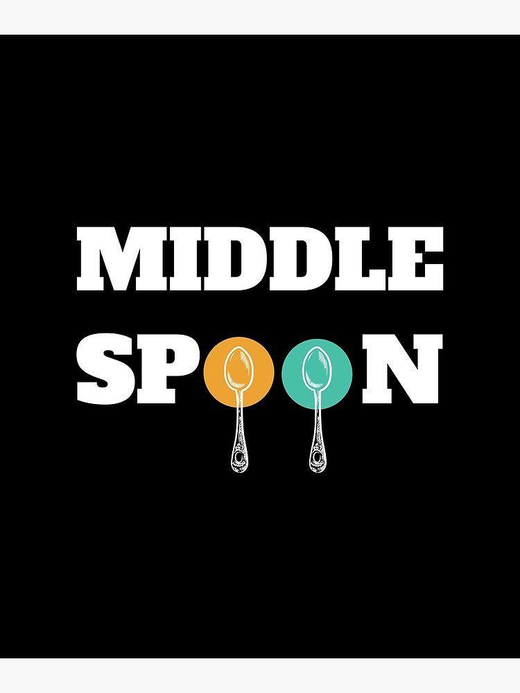 Middle Spoon Throuple Polyamory Black Poster By Daguilon Redbubble