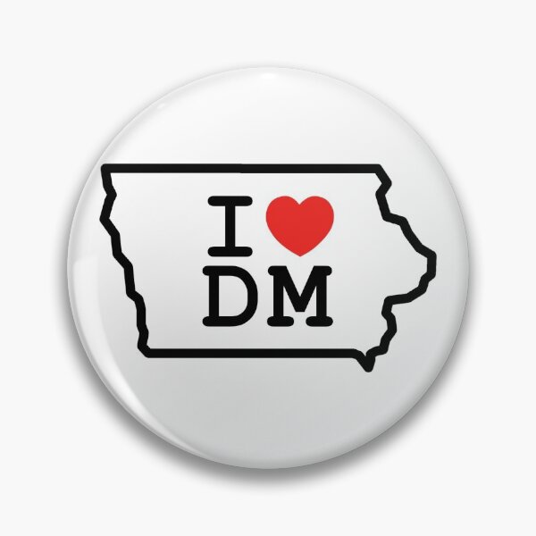 Item preview, I Love Des Moines - White designed and sold by nicdesignsstuff.
