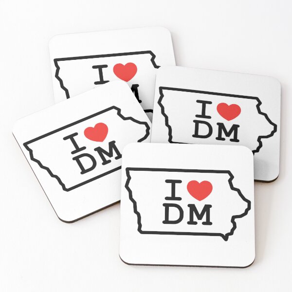 Item preview, I Love Des Moines - White designed and sold by nicdesignsstuff.