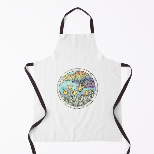 Item preview, Rainbow Clouds & Tulips designed and sold by StudioLRM.