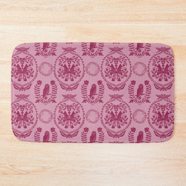 Item preview, Berry Briar Patch Owl and Fox in Pink designed and sold by Christina Anderson.