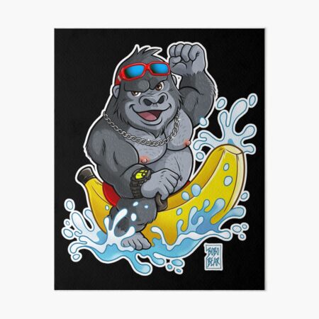 GIRTHY GORILLA - BEARZOO SERIES Art Board Print