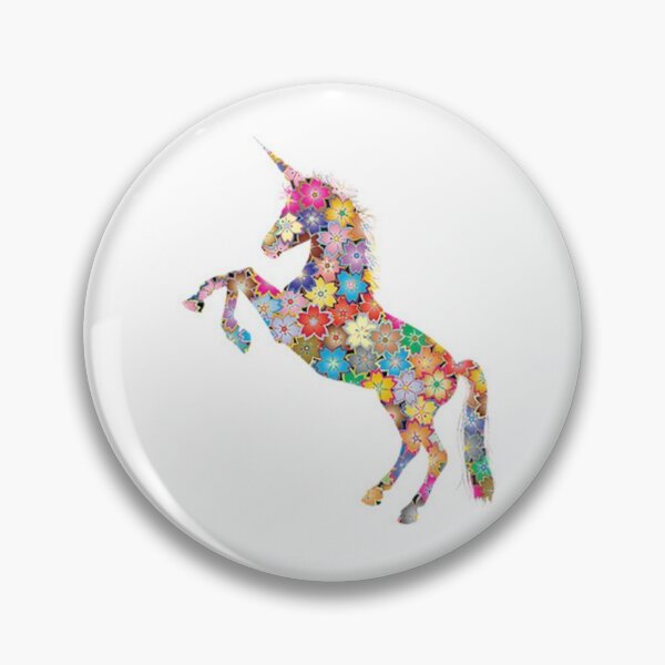 Item preview, Flowery Unicorn  designed and sold by WildingClan.