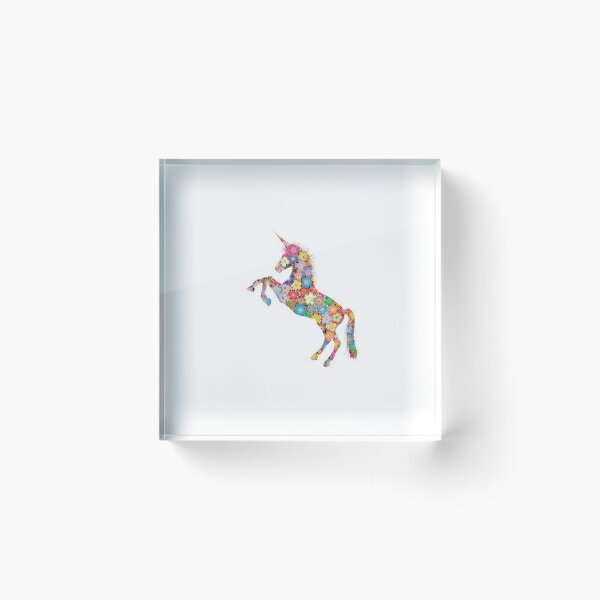 Item preview, Flowery Unicorn  designed and sold by WildingClan.