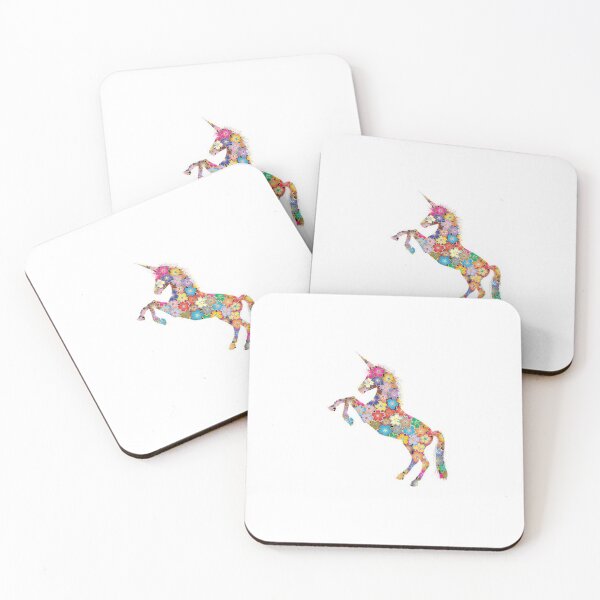 Item preview, Flowery Unicorn  designed and sold by WildingClan.