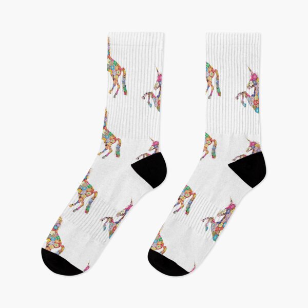 Item preview, Flowery Unicorn  designed and sold by WildingClan.