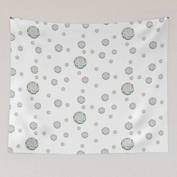 Item preview, Pink Succulent Polka Dots Pattern designed and sold by WhimsicaliTee.