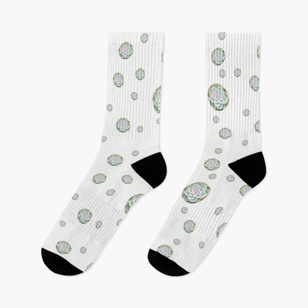 Item preview, Pink Succulent Polka Dots Pattern designed and sold by WhimsicaliTee.