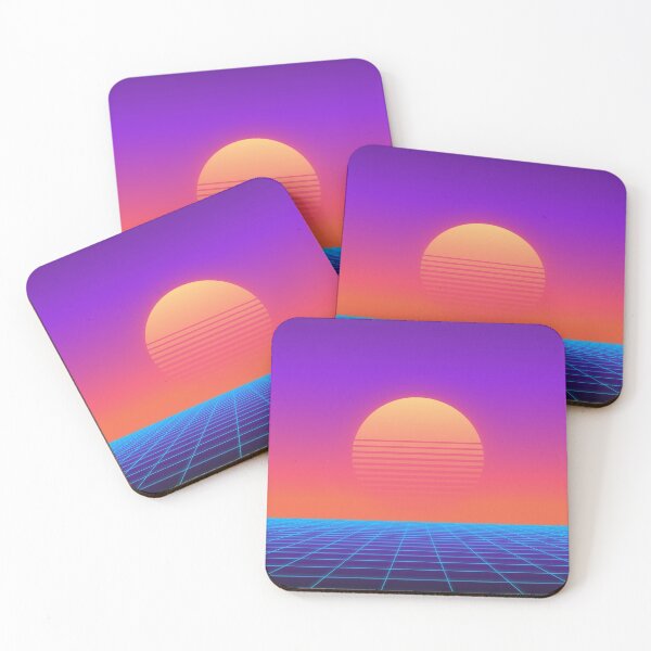 Item preview, Retro Vaporwave Sunset Design designed and sold by justjonboy.
