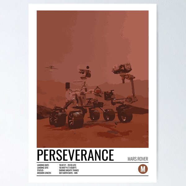 Perseverance Rover Poster