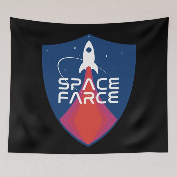 Item preview, Space Force Farce Rocket lift off designed and sold by surfacemaximus.