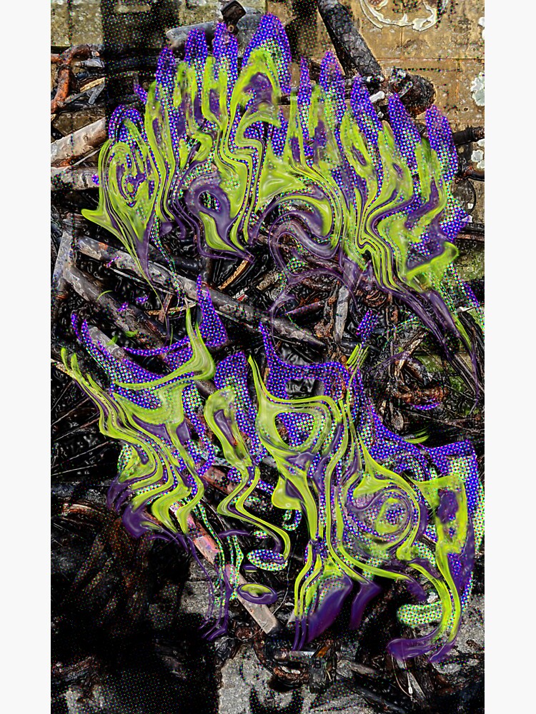 Thumbnail 3 of 3, Sticker, biscribble designed and sold by badjuju97.