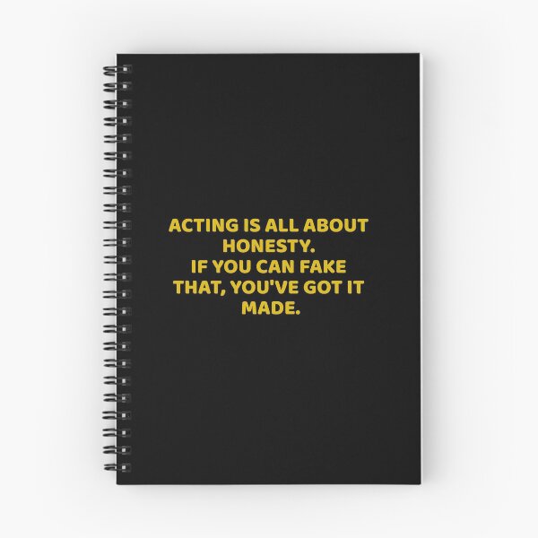 Item preview, Sarcastic Gold Quote about acting and theater lovers designed and sold by Art Wear Nation.