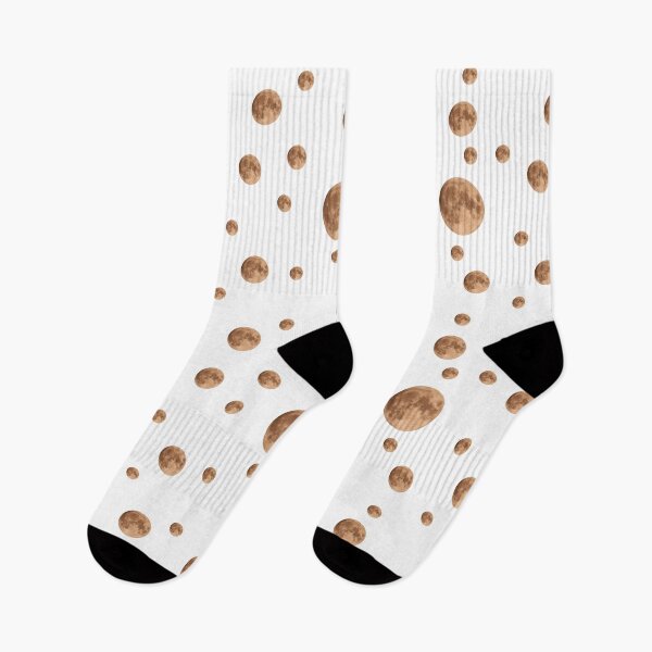 Item preview, Sepia Moon Polka Dots Pattern designed and sold by WhimsicaliTee.