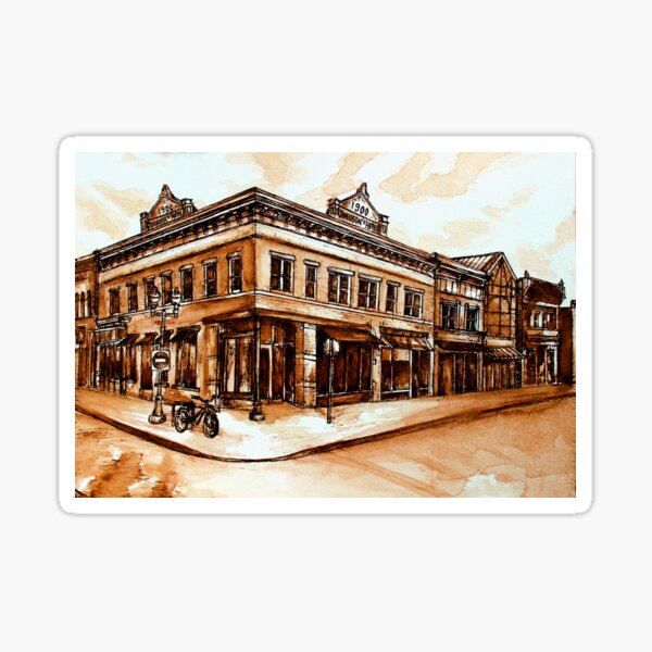 Laramie Wyoming Architecture Sticker