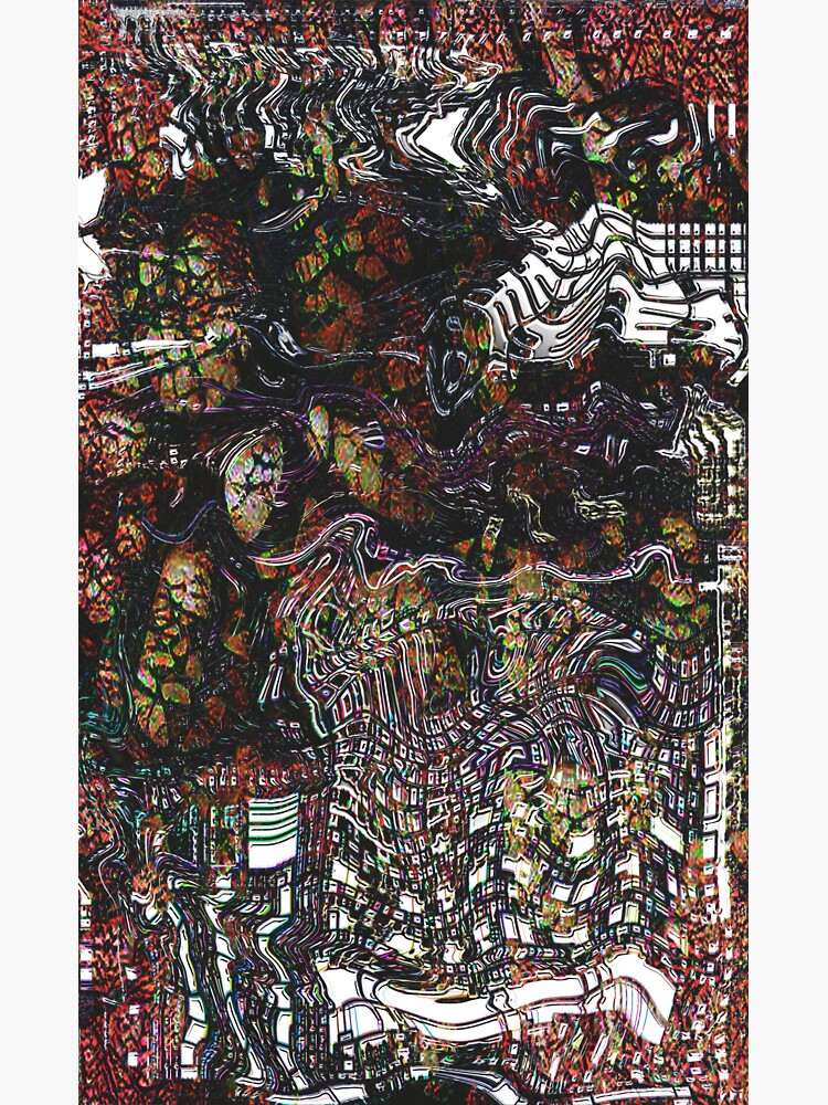 Thumbnail 3 of 3, Sticker, noisey designed and sold by badjuju97.