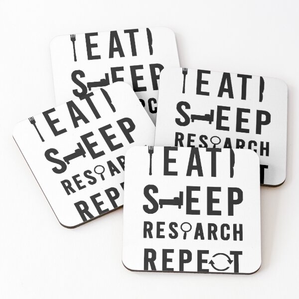 Item preview, Eat Sleep Research Repeat-Funny Research Phd  designed and sold by BestDes.