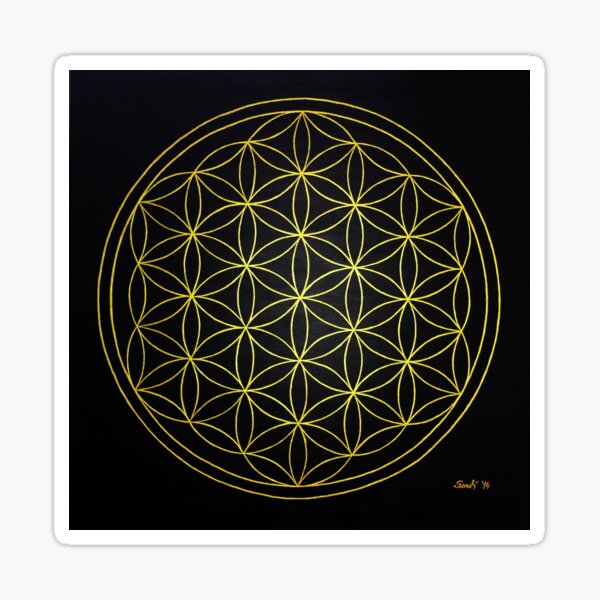 Blume des Lebens Sticker