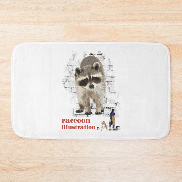 Item preview, raccoon illustration designed and sold by y33top.