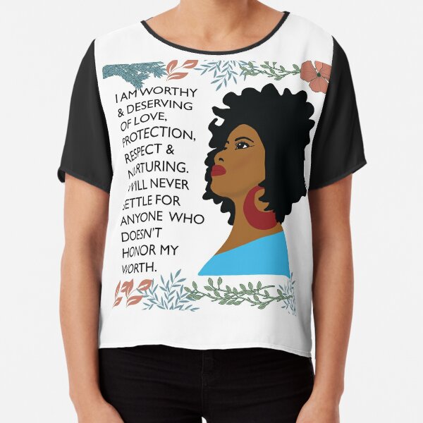 Protect Black Women Positive Affirmation | Poster