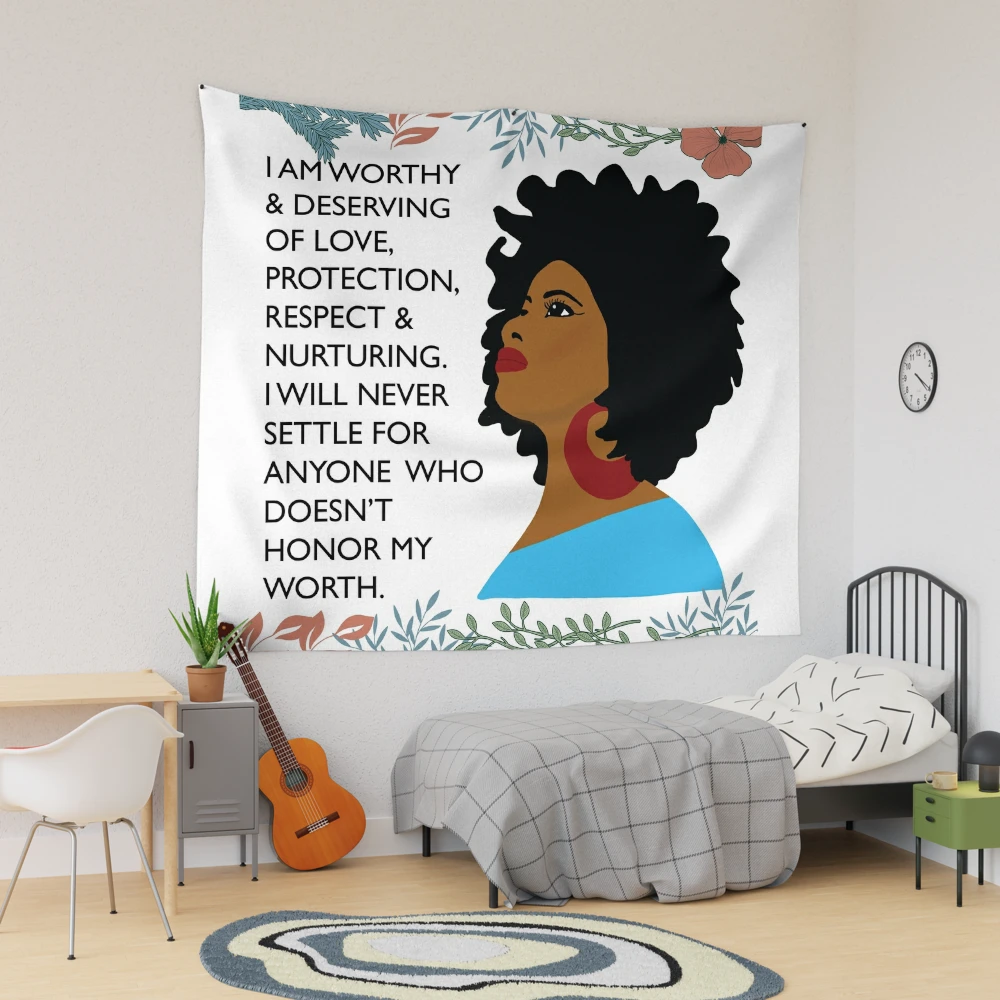 Positive Affirmations for Black Women Illustration par BAM DESIGNS