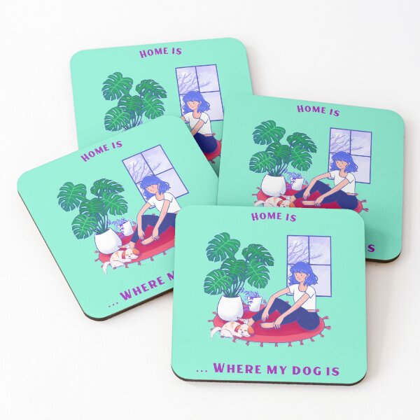 Item preview, My home is where my dogs is designed and sold by JuanKarlos.