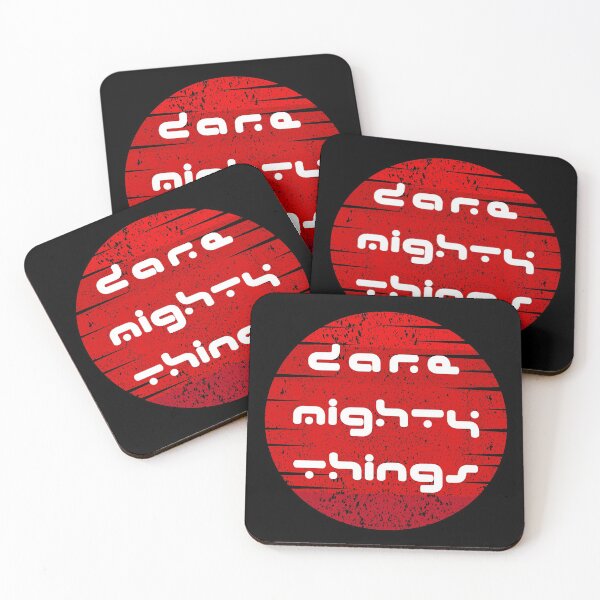 Item preview, Dare mighty things Mars message quote designed and sold by PG Illustration.