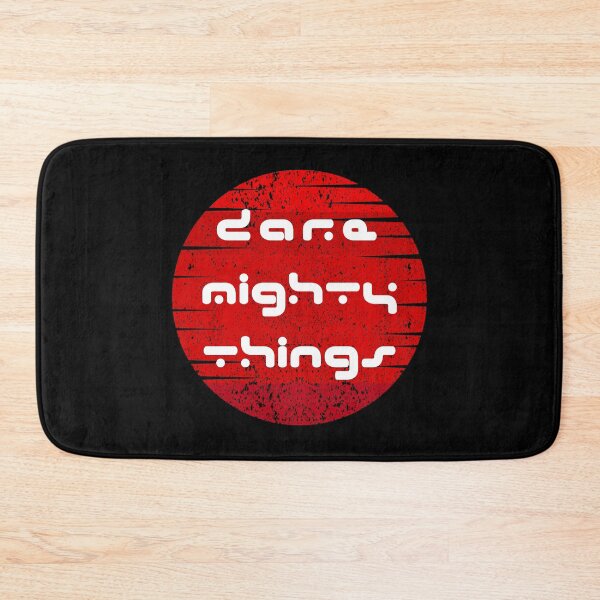 Item preview, Dare mighty things Mars message quote designed and sold by PG Illustration.