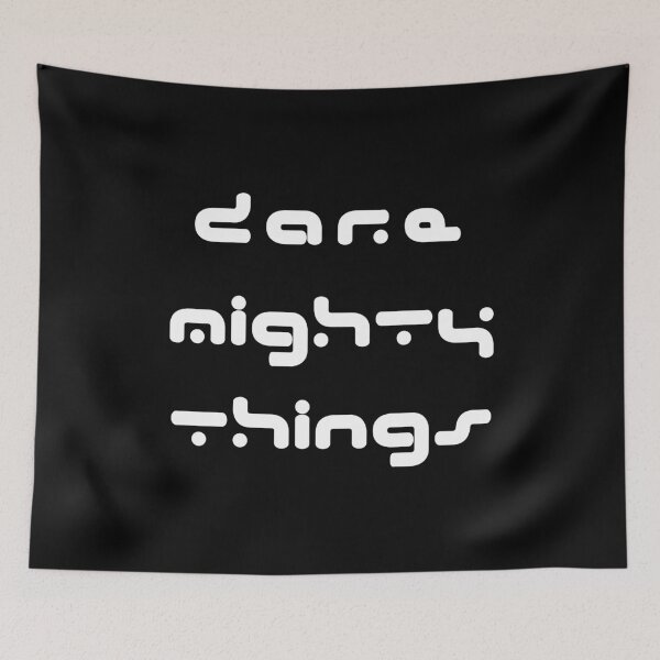 Item preview, Dare Mighty Things Mars Expedition quote designed and sold by PG Illustration.