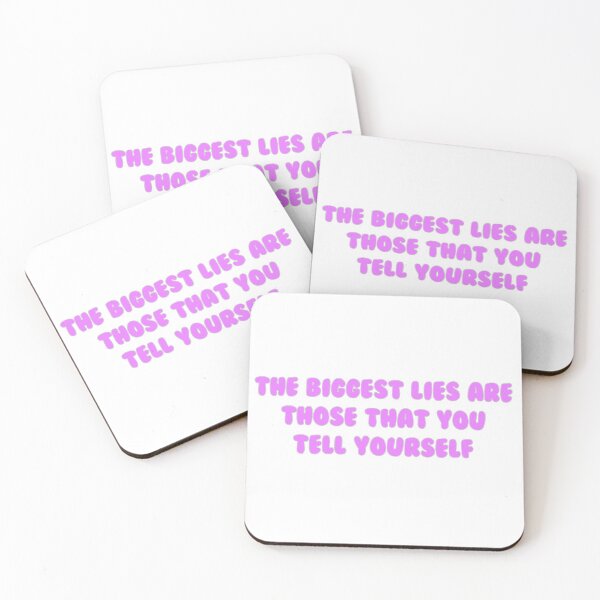 Item preview, The biggest lies are those that you tell yourself designed and sold by Concas Creations.