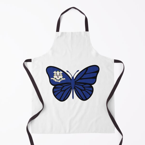 Item preview, State of Connecticut Flag Butterfly designed and sold by Gsallicat.