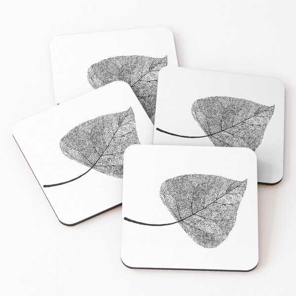 Item preview, Manually drawn poplar leaf skeleton designed and sold by Aenota.