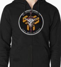 Macross Quarter S.M.S. Skull Platoon Zipped Hoodie