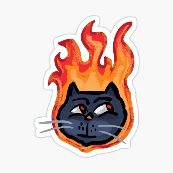 Hell Cat Sticker