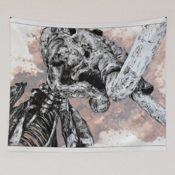 Item preview, Mammuthus Mammoth Fossil Drawing designed and sold by Hanna Fox.