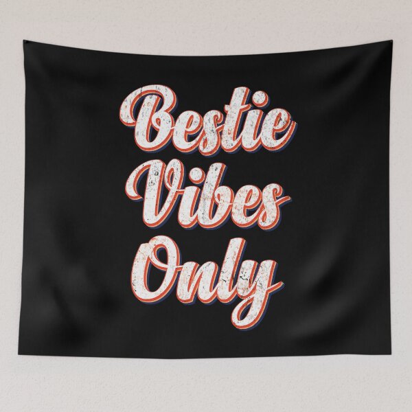 Item preview, Bestie Vibes Only Retro Design designed and sold by Teelogic.