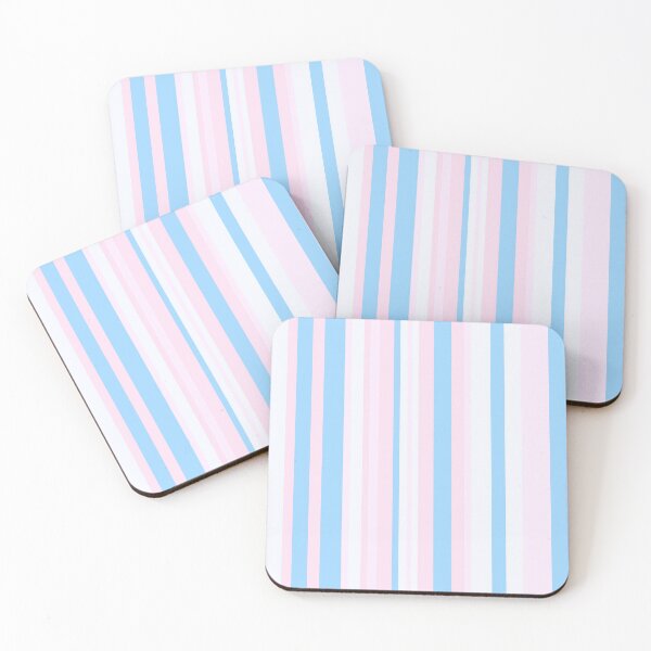 Item preview, Blush Pink and Blue Stripes designed and sold by fontspree.