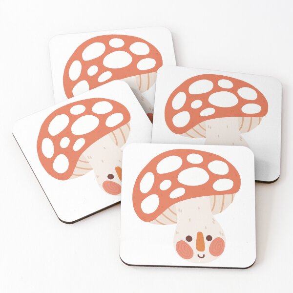 Item preview, Vermilion Mushroom Friend designed and sold by StudioLapine.